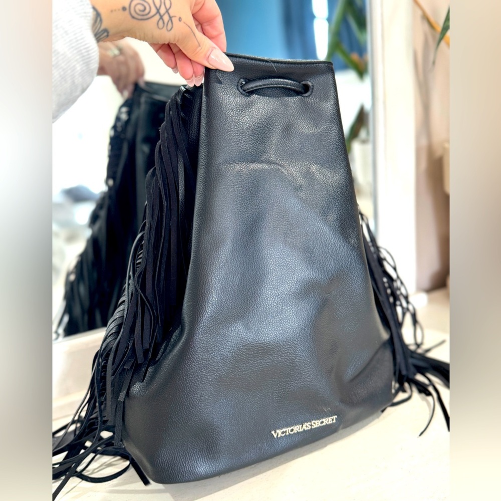 Victoria’s Secret Fringe Drawstring Bag